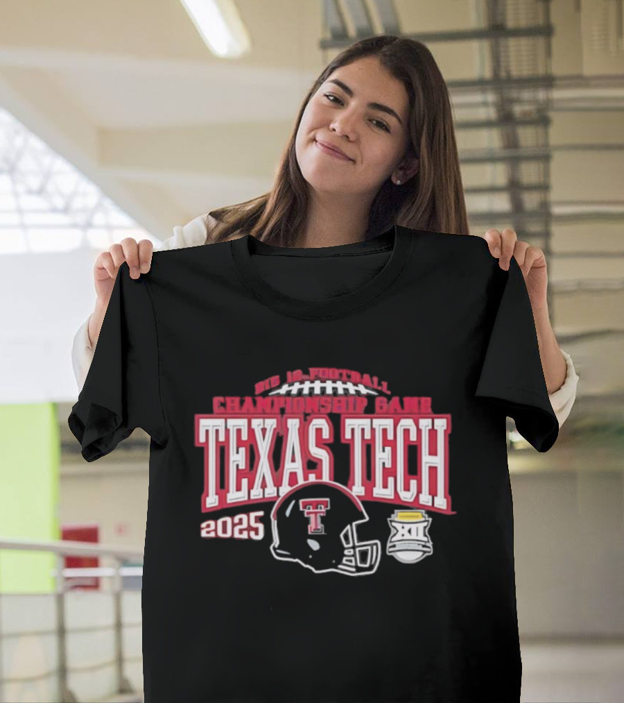 Texas Tech Red Raiders Big 12 Football Championship Game 2025 T-Shirt