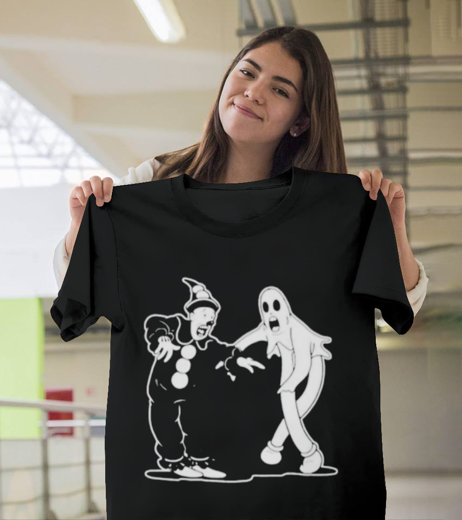 DC Lidstone Koko The Clown And Ghost Dancing Vintage Cartoon Style T-Shirt
