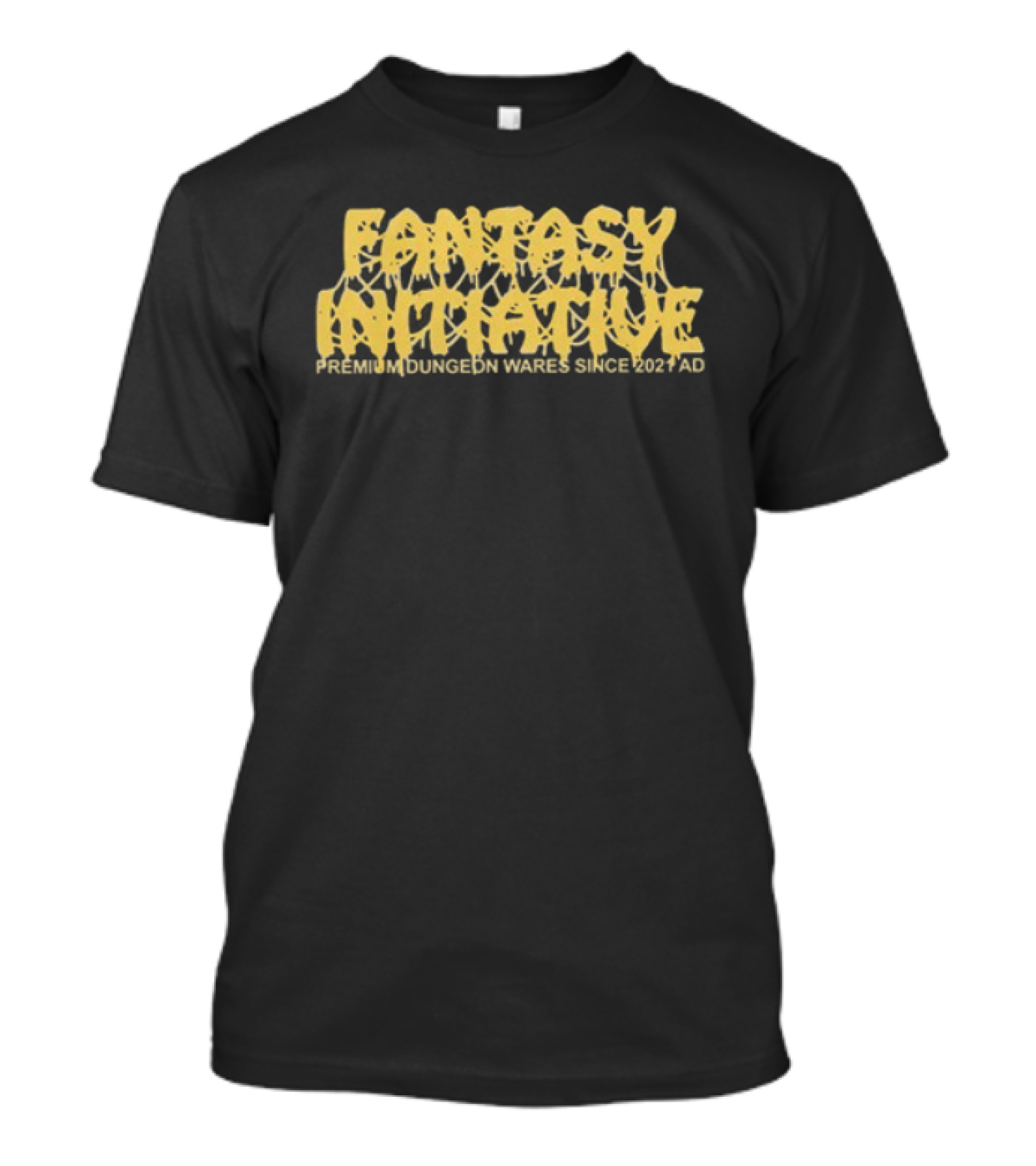 Fantasy Initiative Never Dungeon Three Sided Die 20 T-Shirt