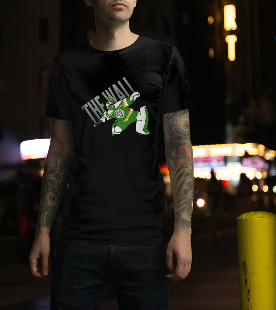 Jesper Wallstedt The Wall Minnesota Wild Goalie T-Shirt