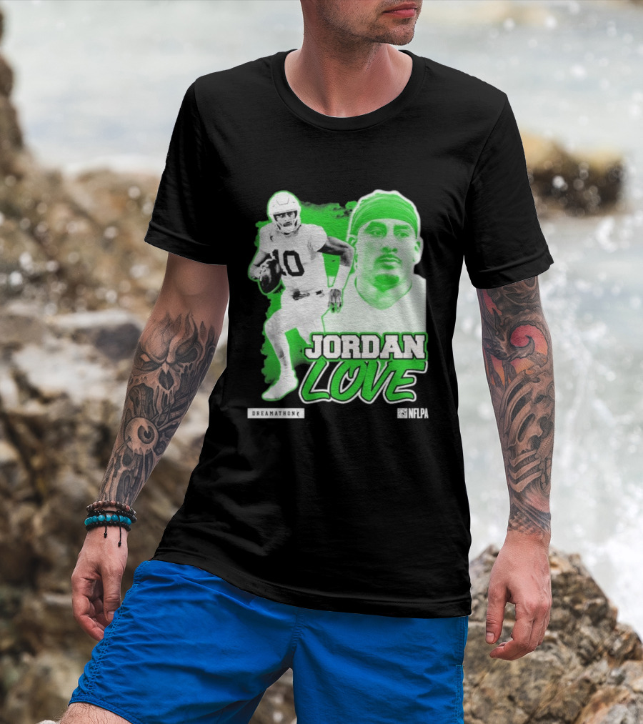 Jordan Love Green Bay Packers Dreamathon NFL Football T-Shirt