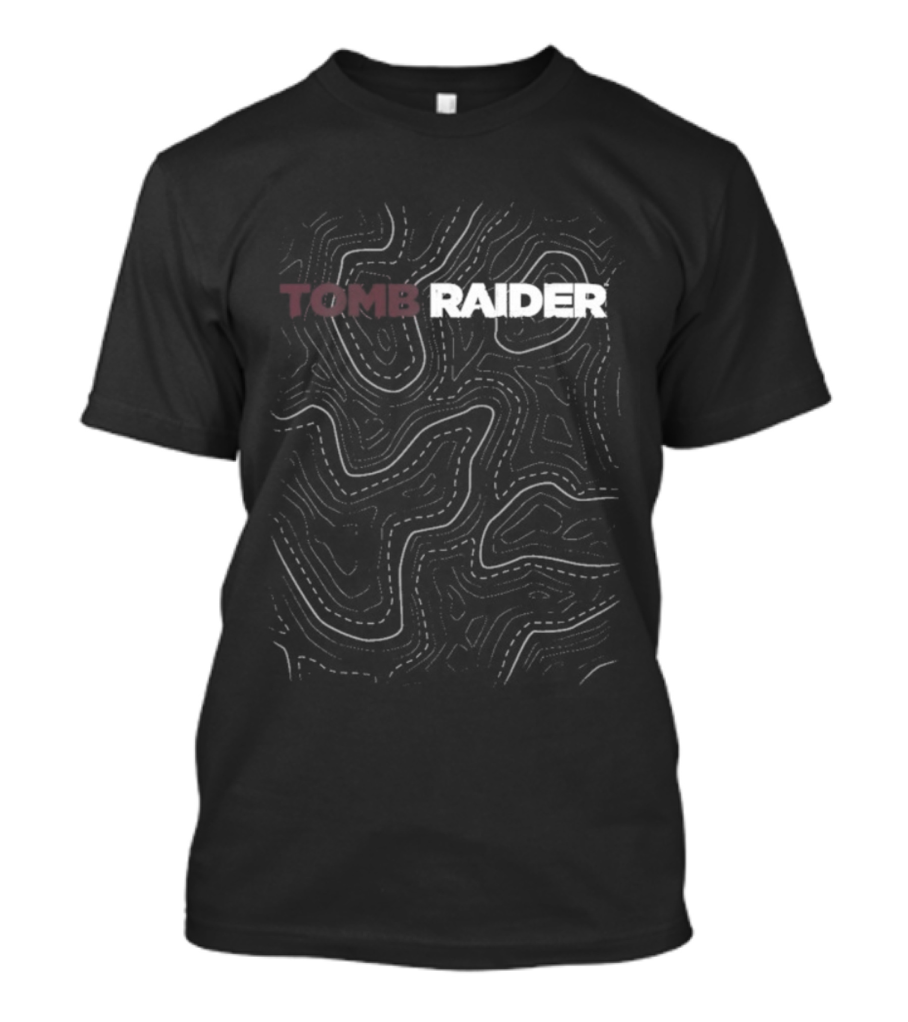 Tomb Raider Map Exploration Adventure T-Shirt