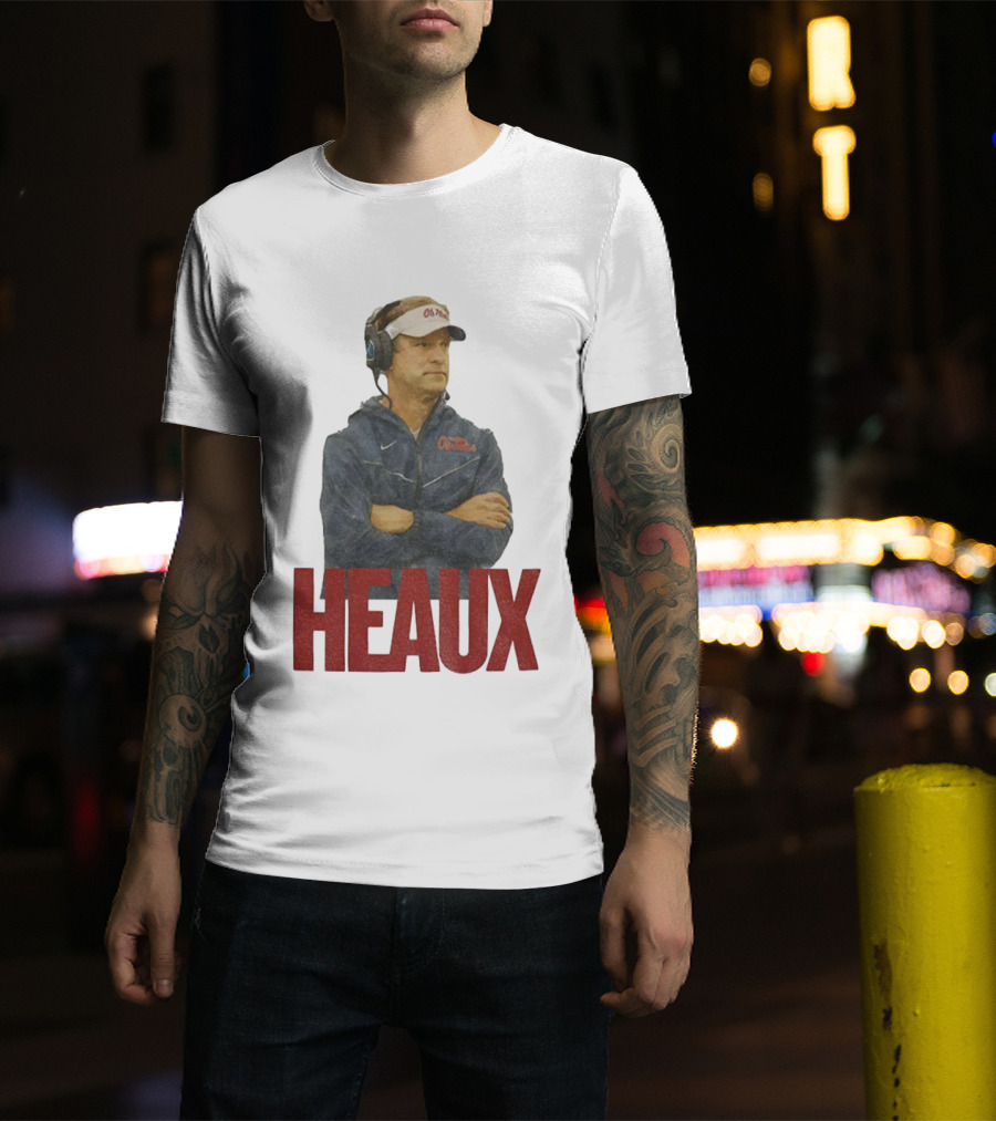 Ole Miss Rebels Lane Kiffin Heaux 2025 Football T-Shirt