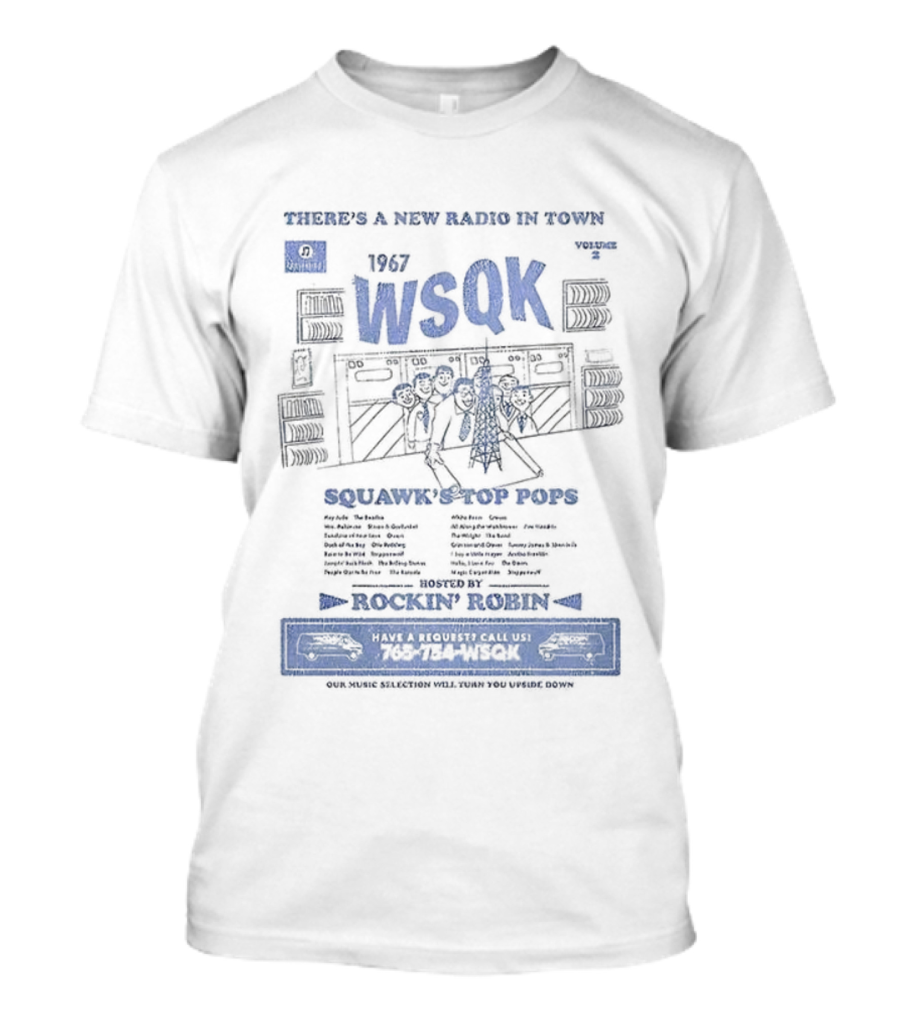 WSQK Radio Embracing A New Kind Of Sound With Rockin' Hits T-Shirt