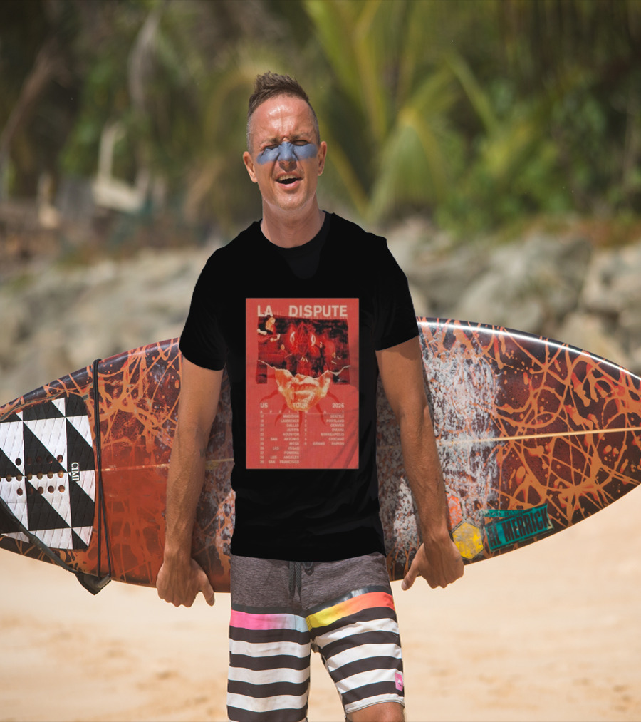 La Dispute US Tour 2026 Madison To San Francisco April May Dates T-Shirt