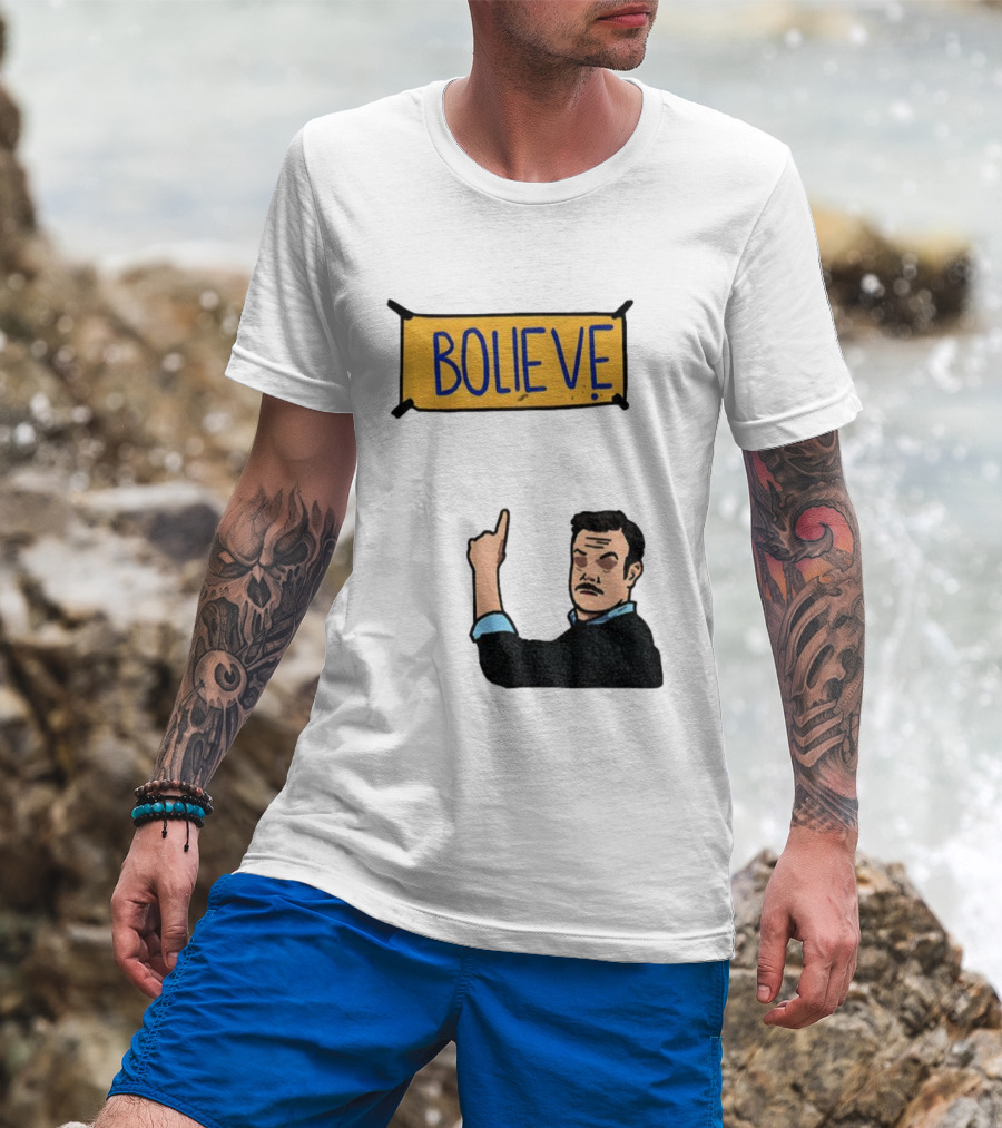 Bolieve Bo Nix Denver Broncos NFL Football Cartoon T-Shirt