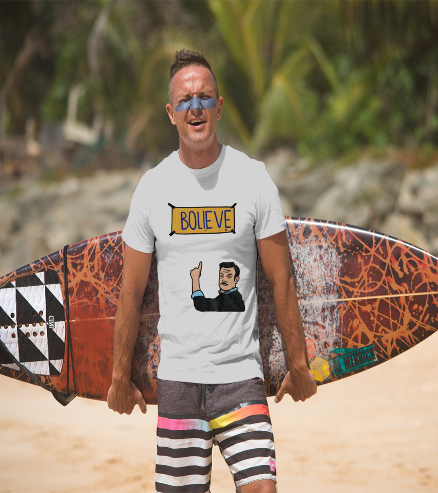 Bolieve Bo Nix Denver Broncos NFL Football Cartoon T-Shirt