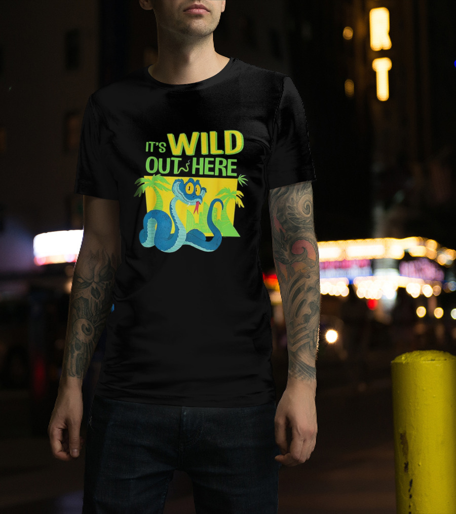 Zootopia 2 It's Wild Out Here Gary De’Snake Jungle Scene T-Shirt