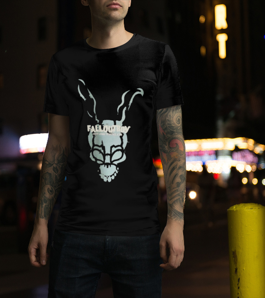 Frank Donnie Darko Fallout Boy Every Living Creature Dies Alone T-Shirt