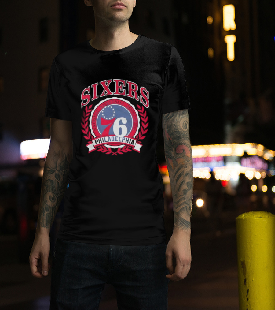 Sixers Philadelphia 76ers National Basketball Association T-Shirt