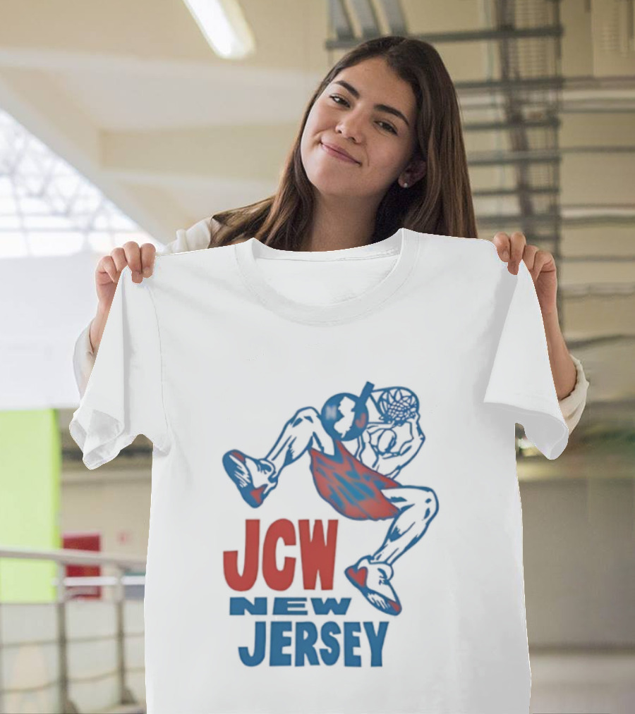 JCW Juggalo Championship Wrestling New Jersey Vintage Basketball Aesthetic T-Shirt