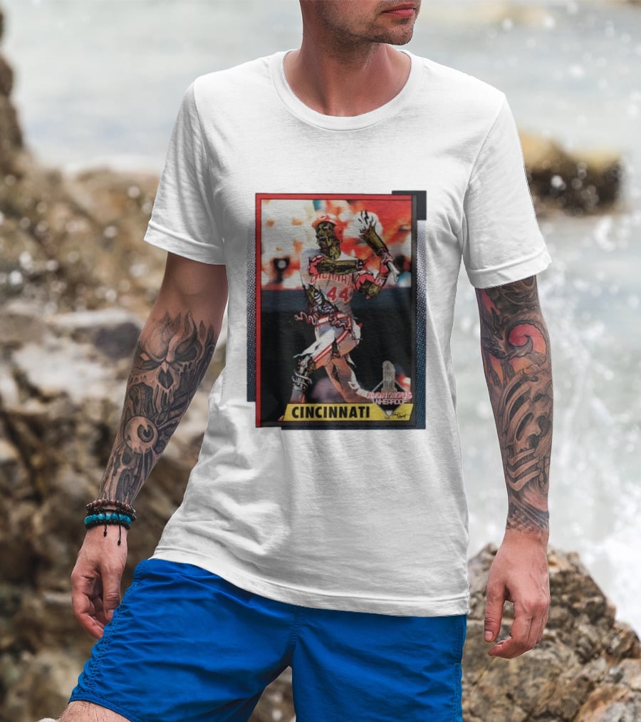 Zombie Elly De La Cruz Cincinnati Reds 44 Anonymous NeRFD00 It’s A Whole New Ballgame T-Shirt