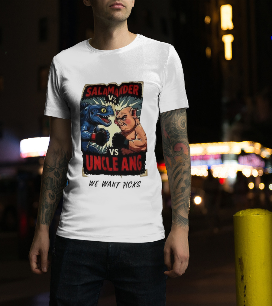 Salamander Vs Uncle Ang Boxing Showdown T-Shirt