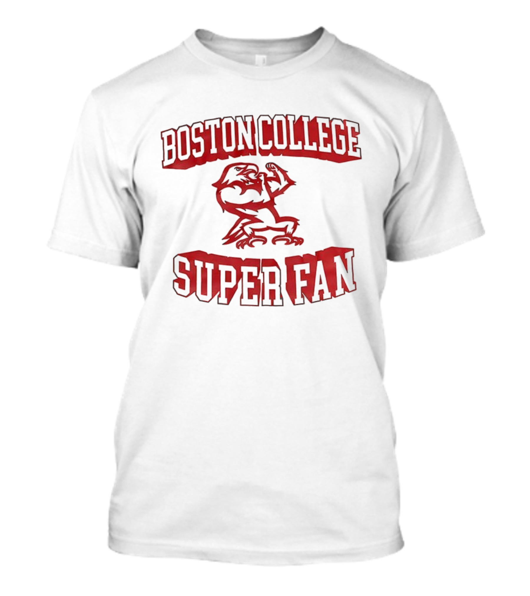 Boston College Eagles Super Fan Fierce Mascot T-Shirt