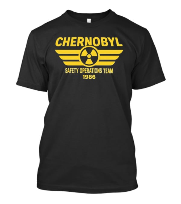 Chernobyl Safety Operations Team 1986 Radioactive Symbol T-Shirt