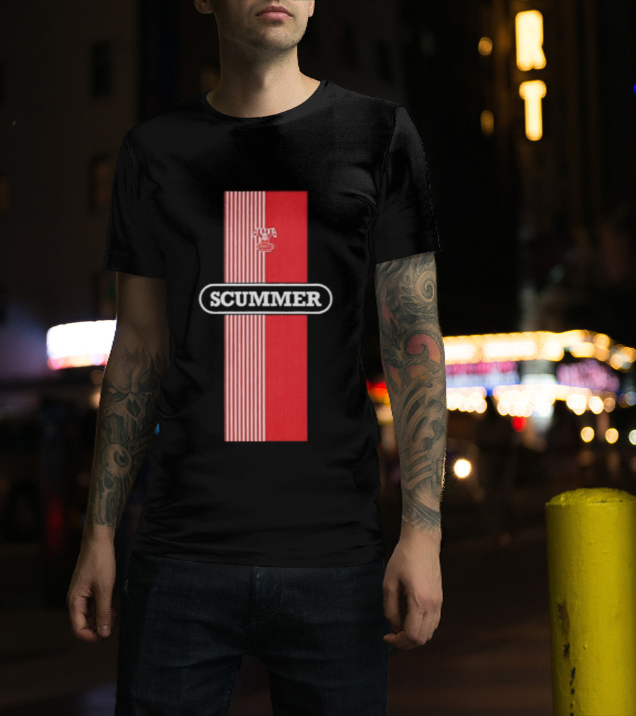 Southampton FC Scummer 85 Red White Stripes T-Shirt
