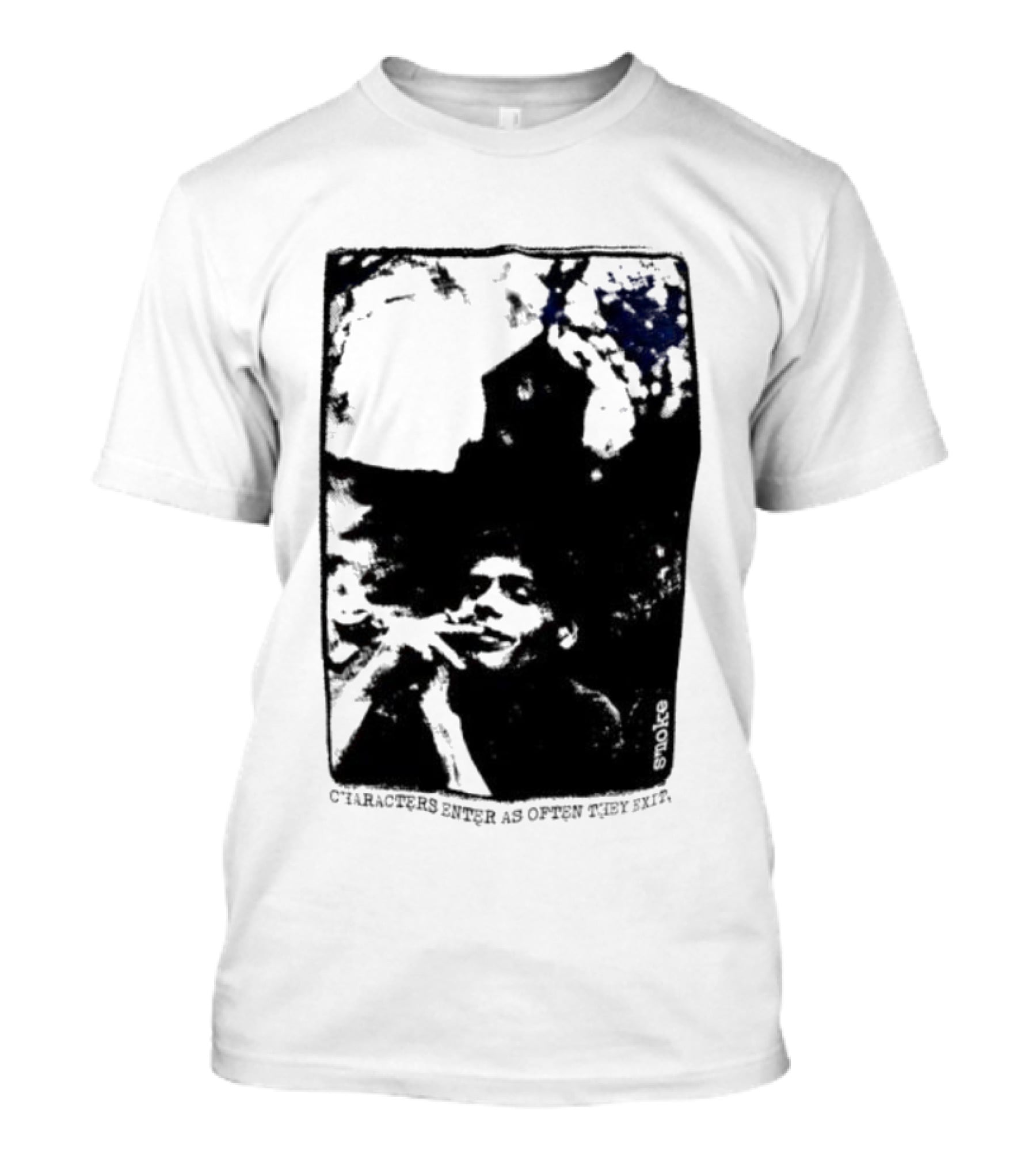 Smoke Michael Peter Smith Characters Enter As Often As They Exit T-Shirt