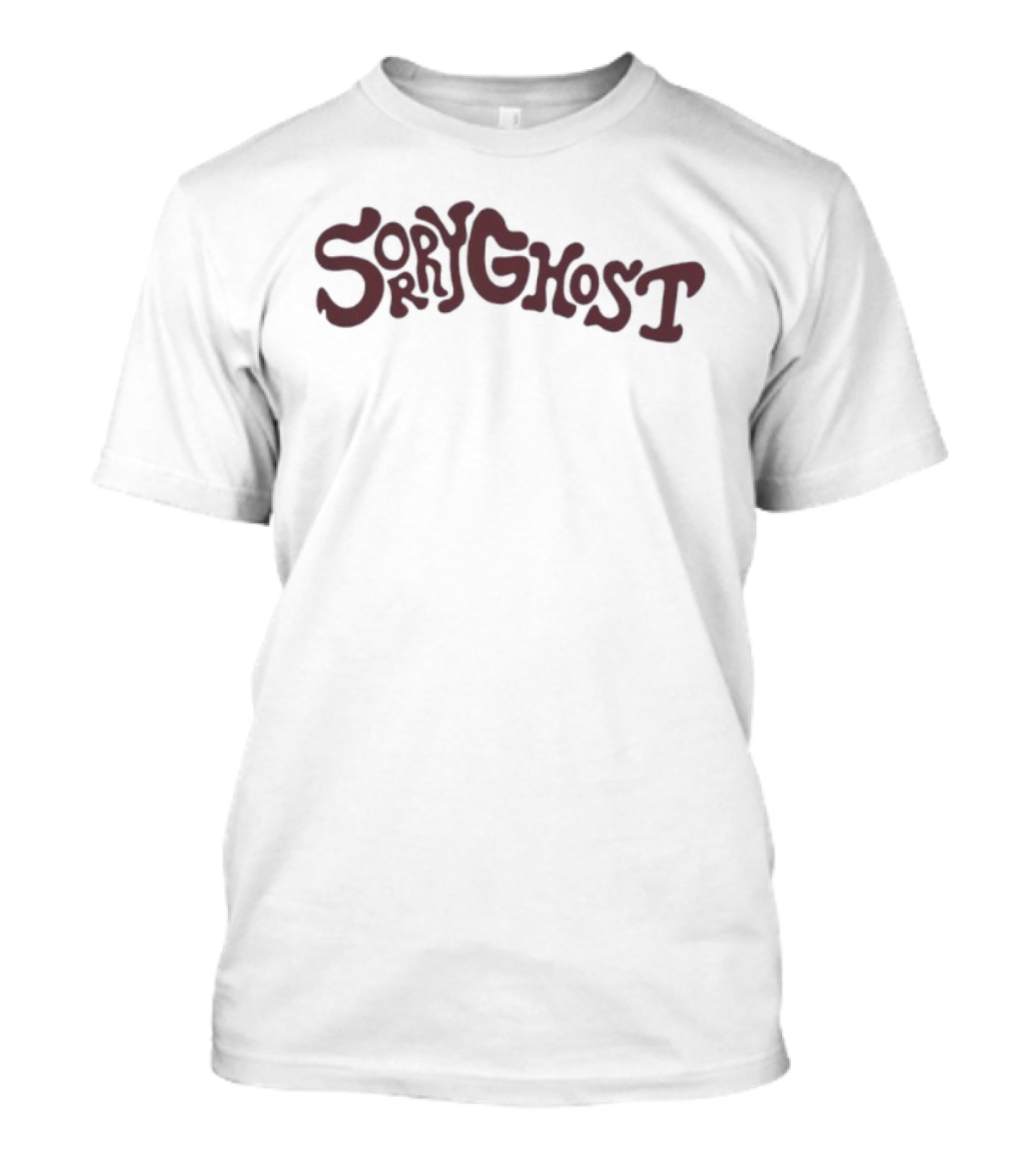 Sorry Ghost 2025 Retro Style Text Design T-Shirt