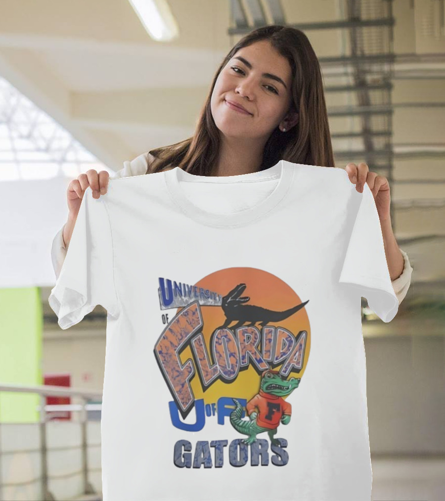 University Of Florida Gators Vintage Sunset Mascot T-Shirt