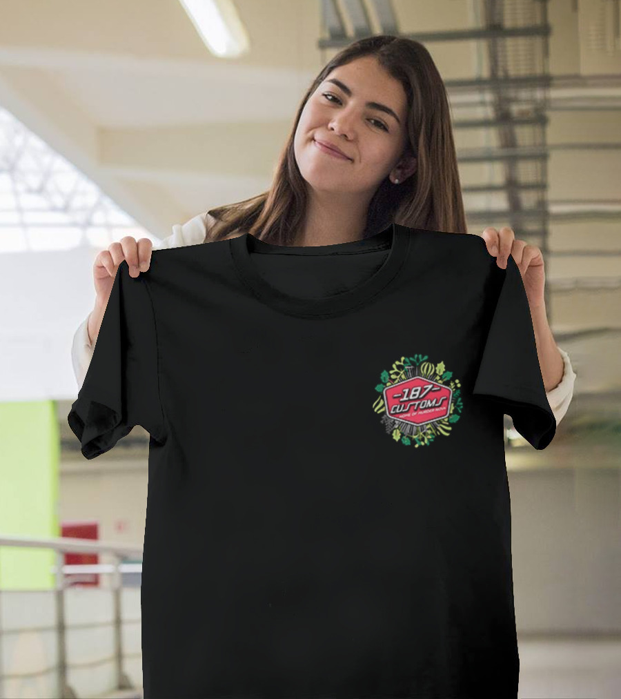 187 Customs Racing Christmas High Horsepower New Year Wishes T-Shirt