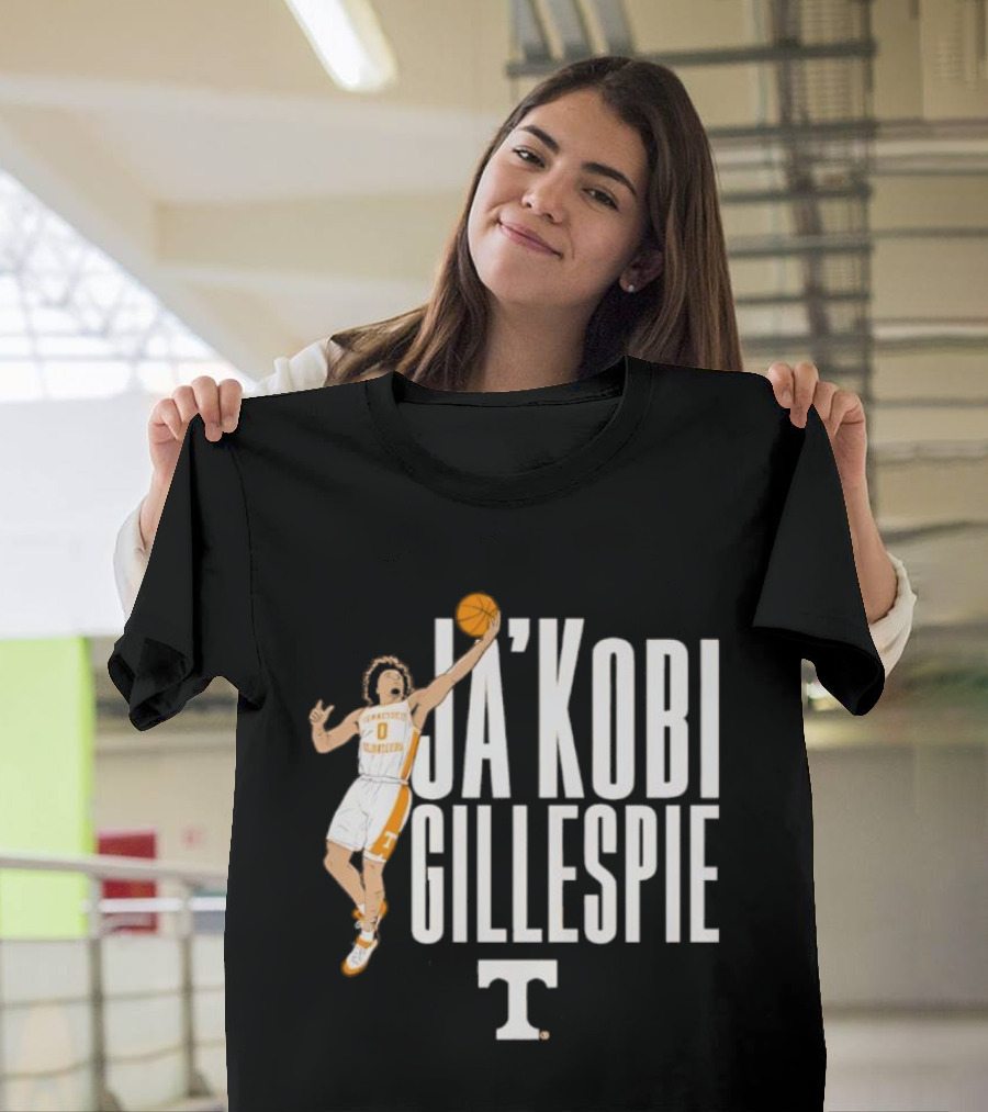 Ja’Kobi Gillespie Tennessee Basketball Pose T-Shirt