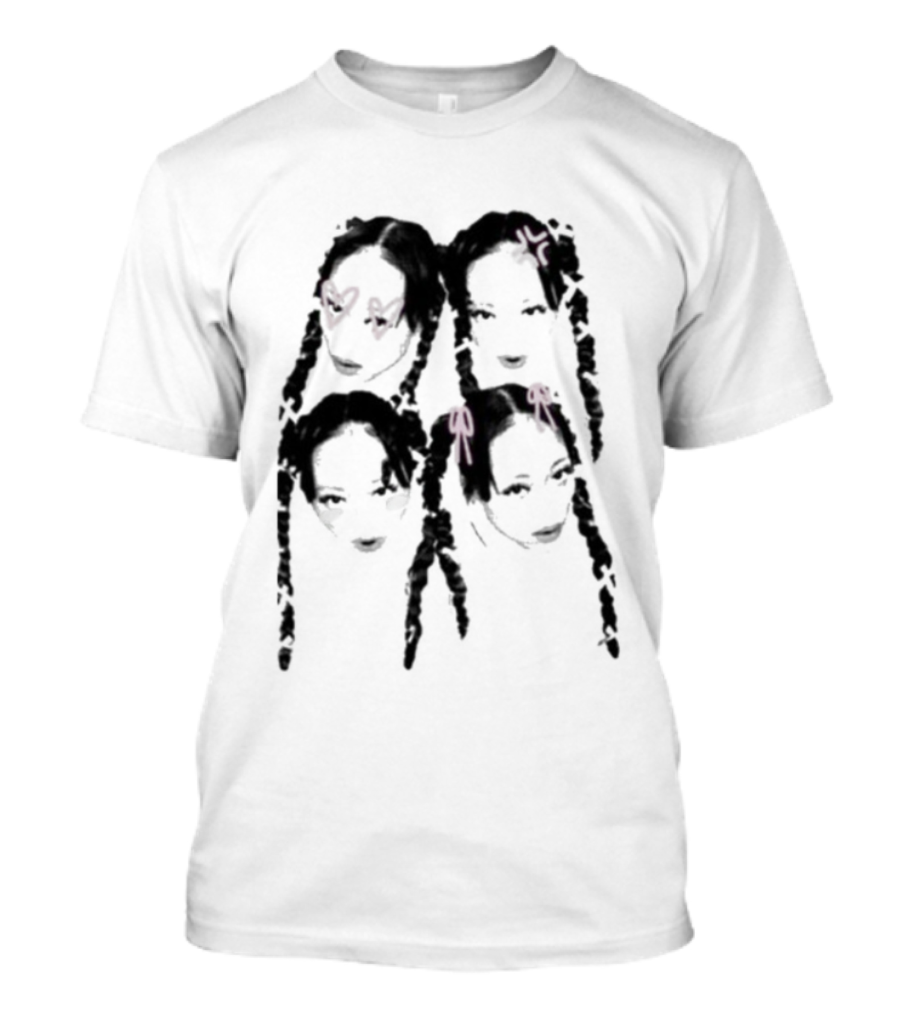 Sailorr Tour Ma Vie 2025 Heart Glasses And Bow Faces T-Shirt