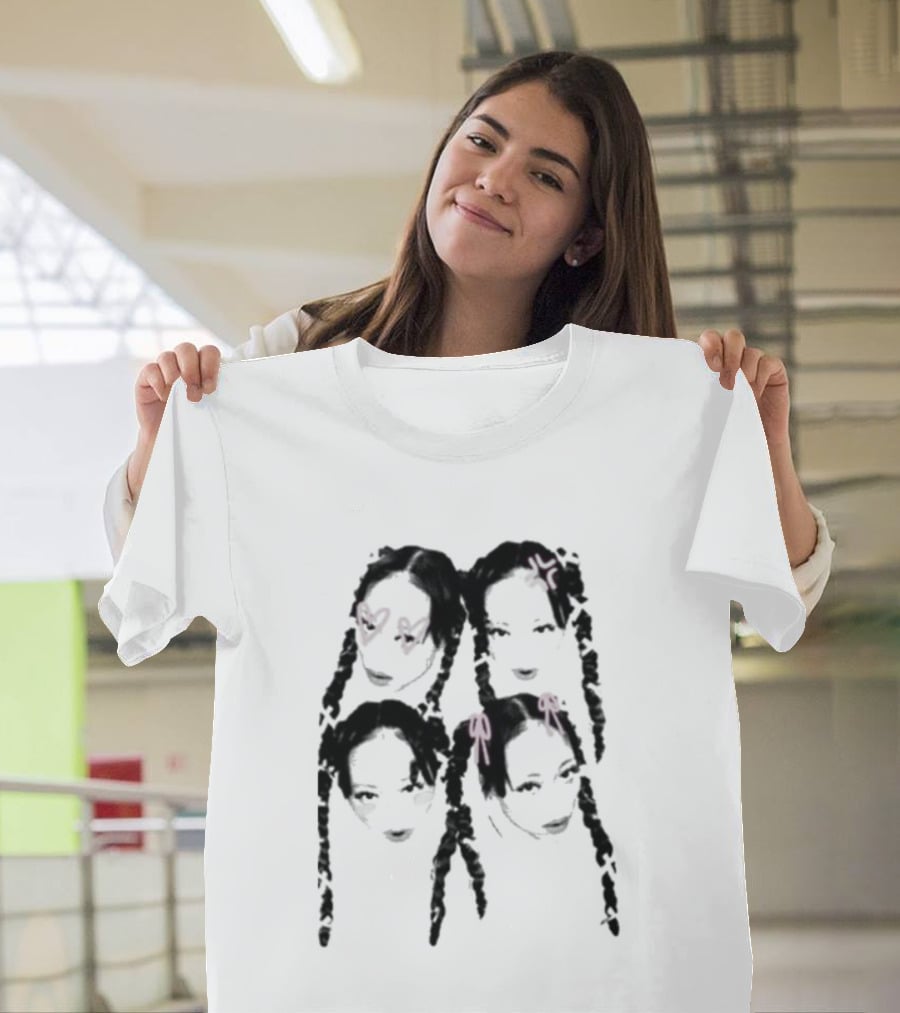 Sailorr Tour Ma Vie 2025 Heart Glasses And Bow Faces T-Shirt