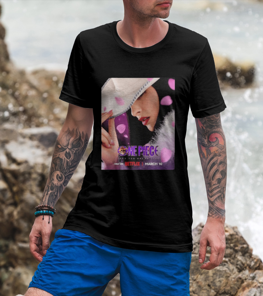 One Piece Season 2 Into The Grand Line Live Action Nico Robin Miss All Sunday Netflix March 10 T-Shirt