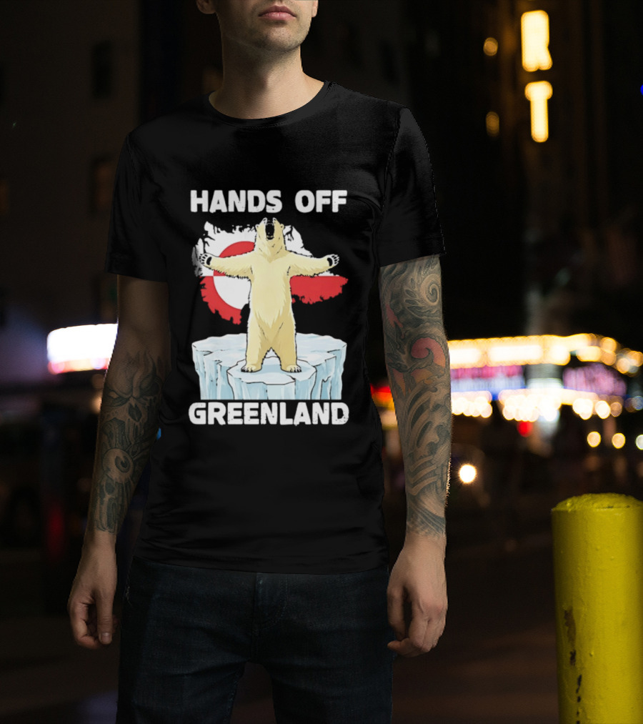 Hands Off Greenland Polar Bear On Iceberg T-Shirt