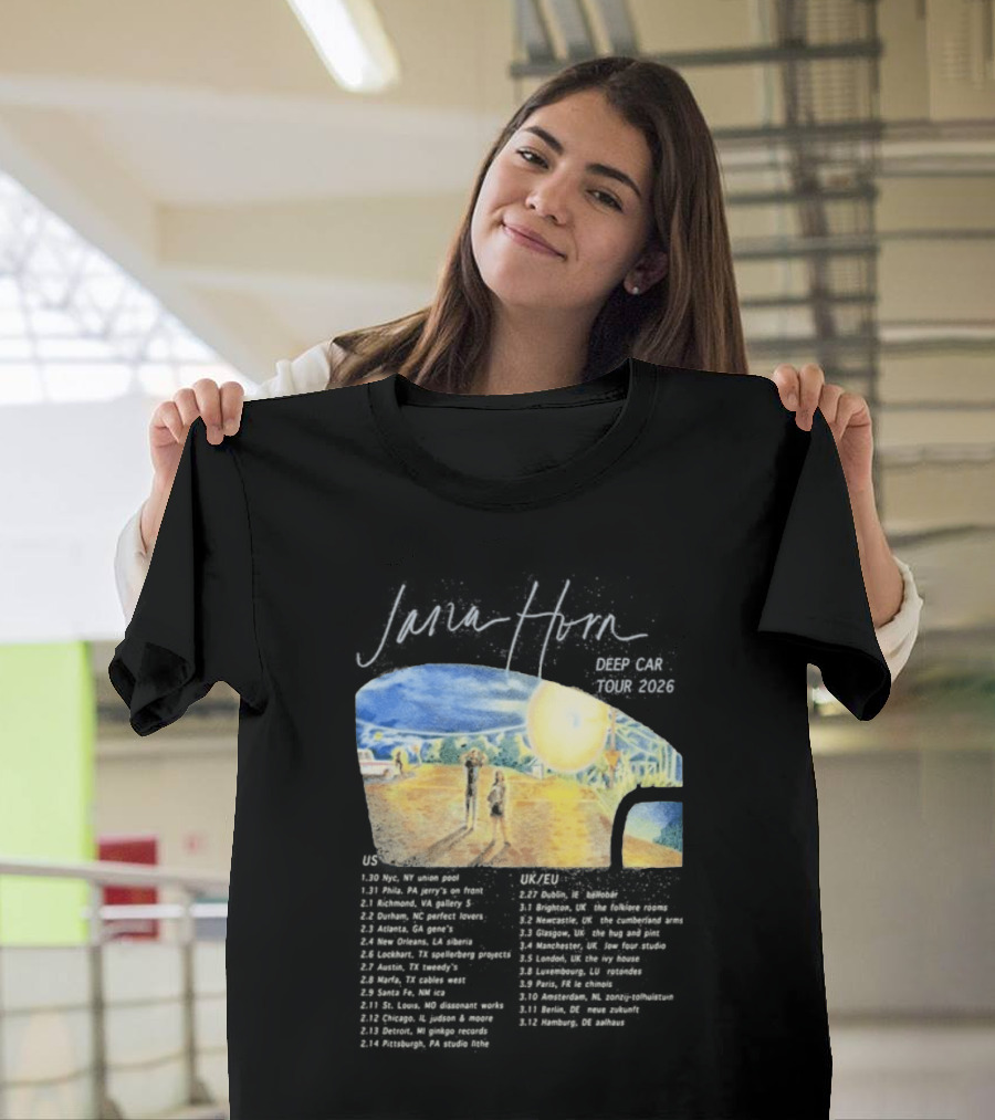 Jana Horn Deep Car Tour 2026 Dates Texas Sun T-Shirt