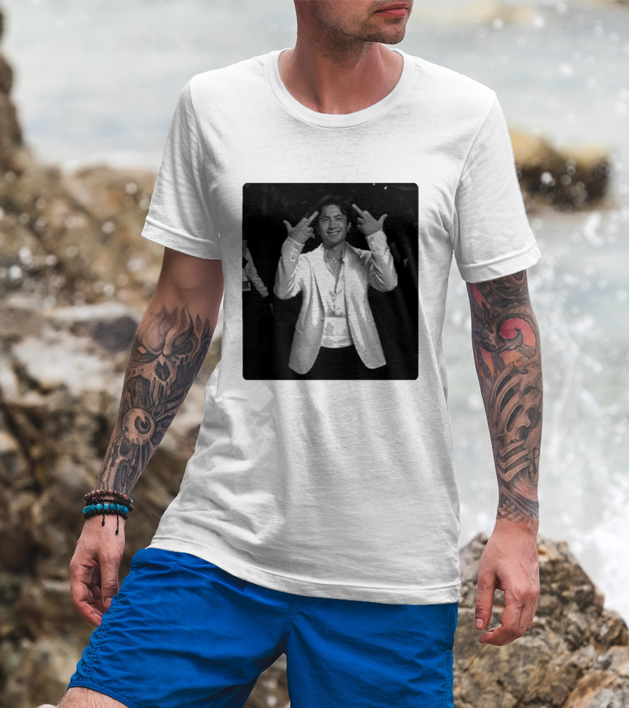 Hudson Williams Glambot Heated Rivalry Jacket Gesture T-Shirt