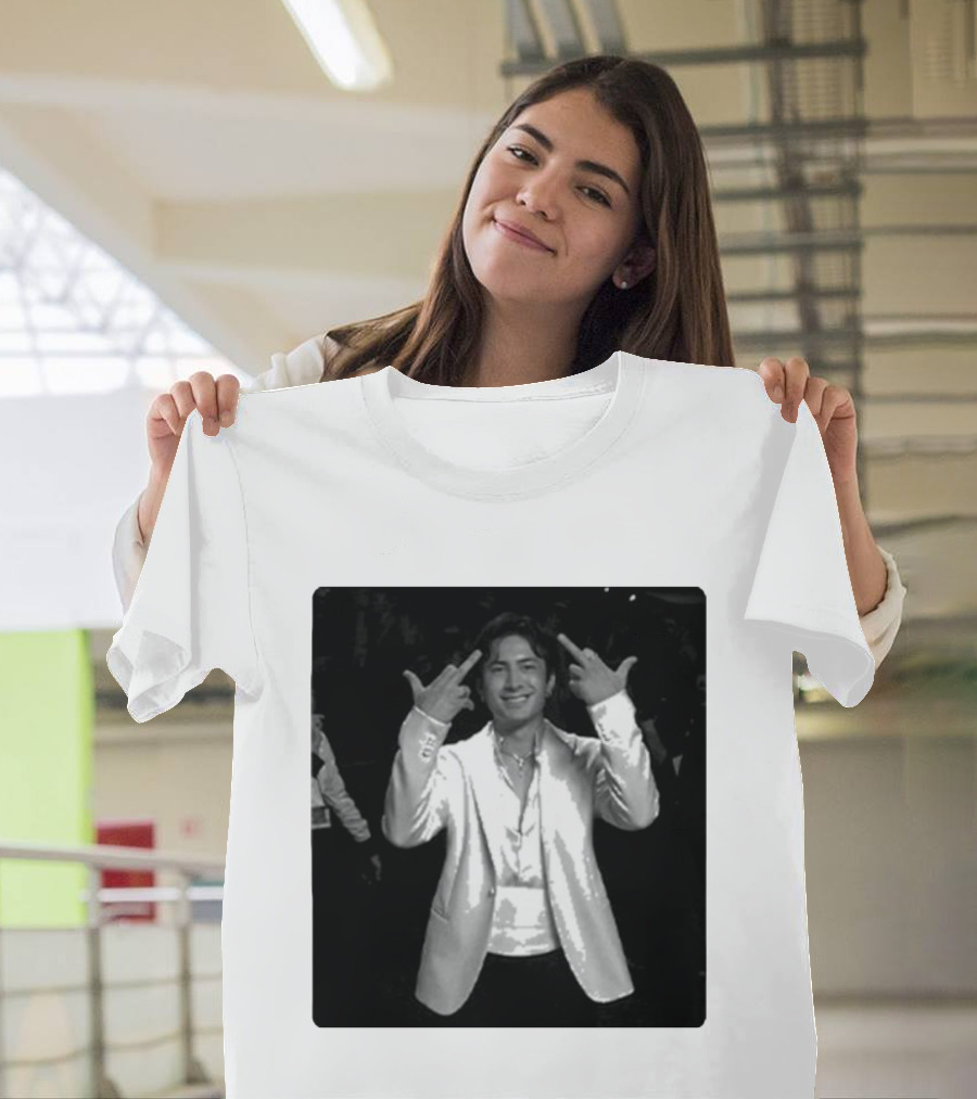 Hudson Williams Glambot Heated Rivalry Jacket Gesture T-Shirt