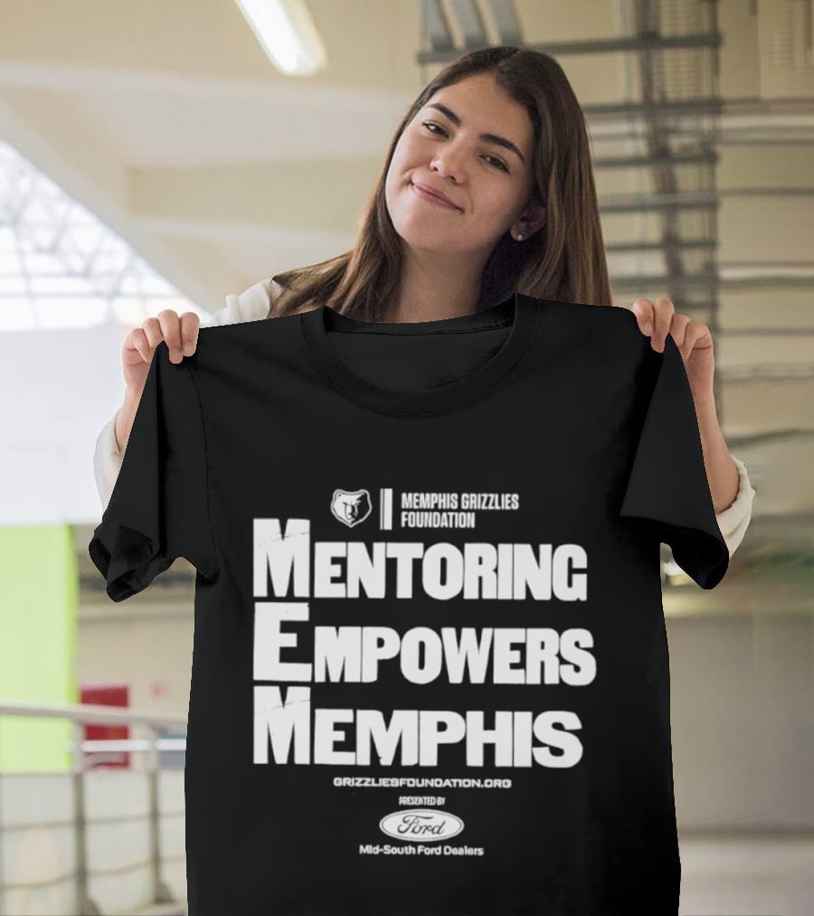 Mentoring Empowers Memphis Grizzlies Foundation Collaboration T-Shirt