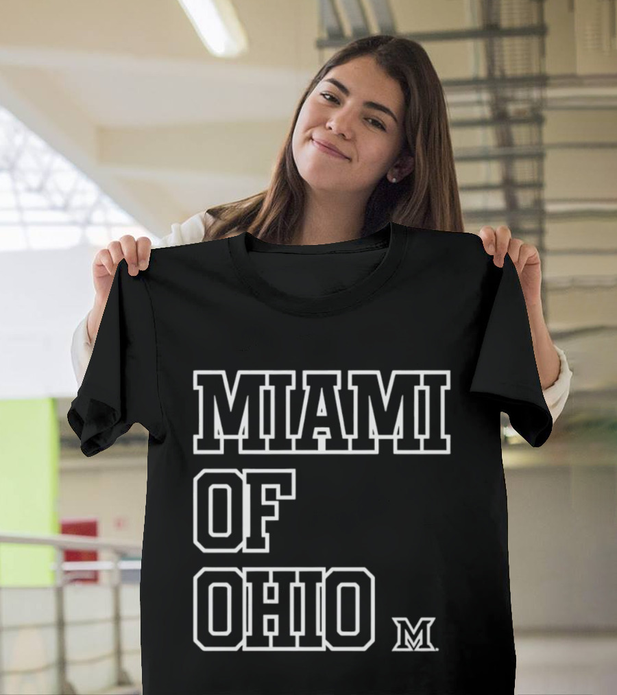 Miami RedHawks Miami Of Ohio M Logo XXL T-Shirt