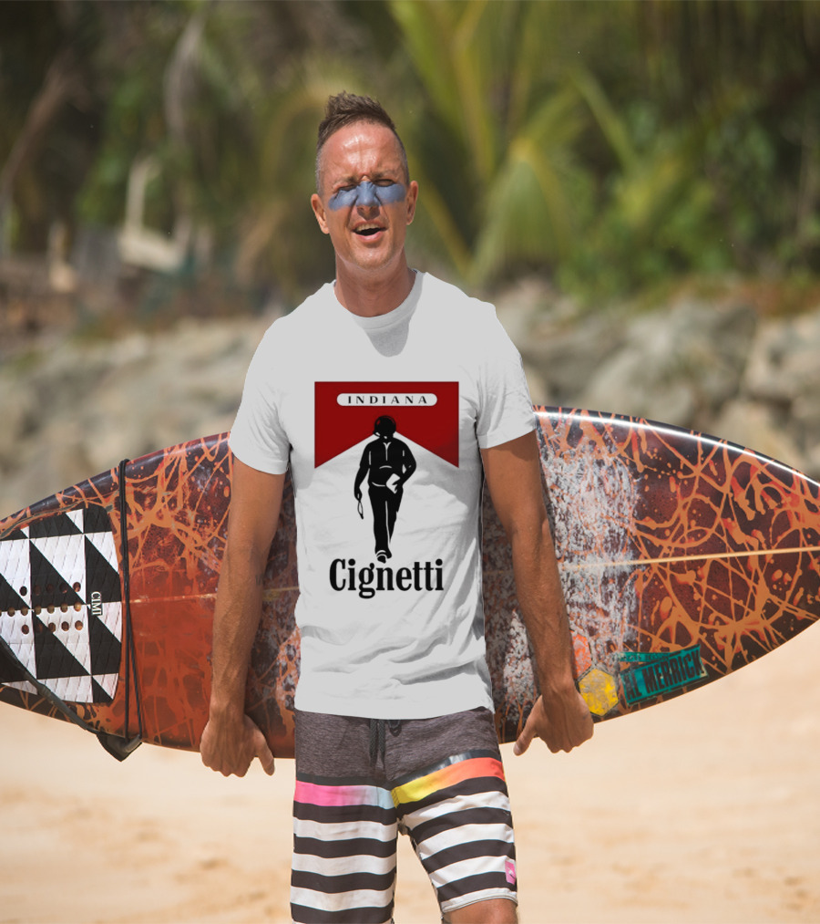 Indiana Cignetti Coach Marlboro Cigarette T-Shirt