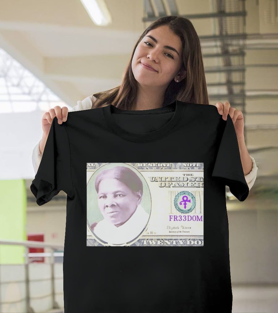 Harriet Tubman Twenty Dollar FR33DOM Note United States T-Shirt