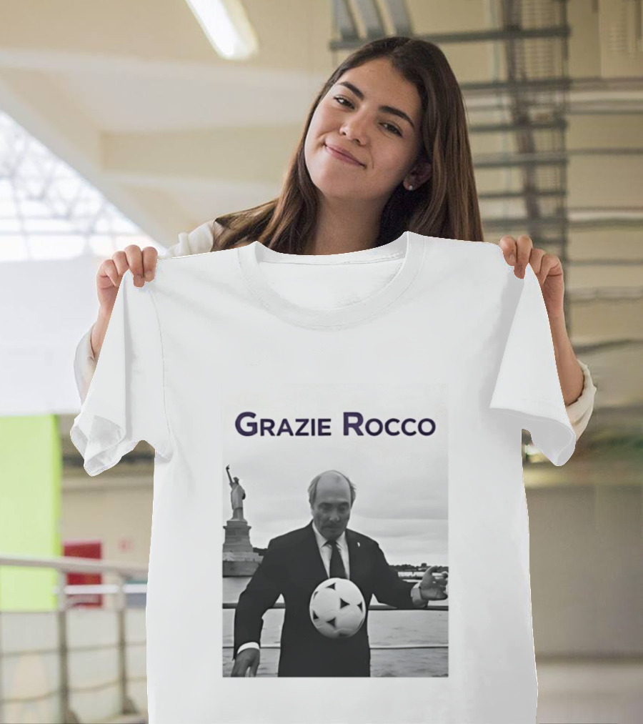 Grazie Rocco Commisso Statue Of Liberty Soccer T-Shirt