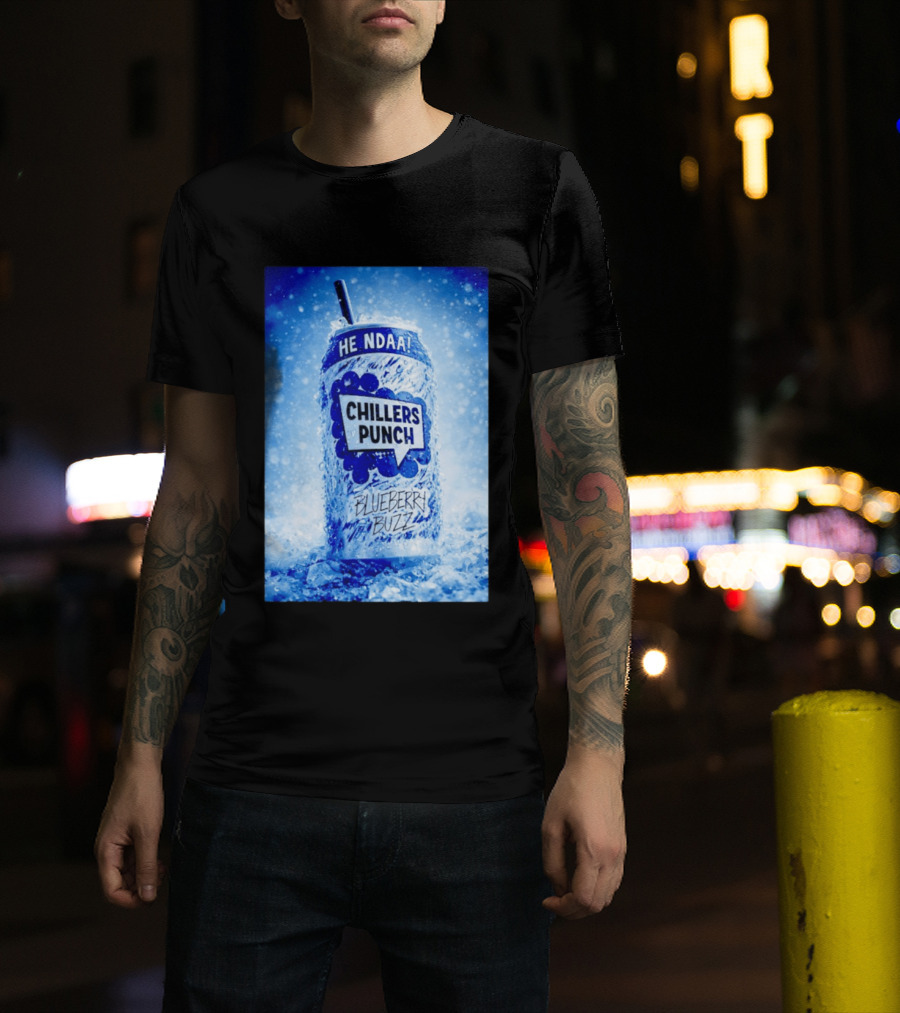 Blueberry Buzz He Ndaa Chillers Punch Can T-Shirt