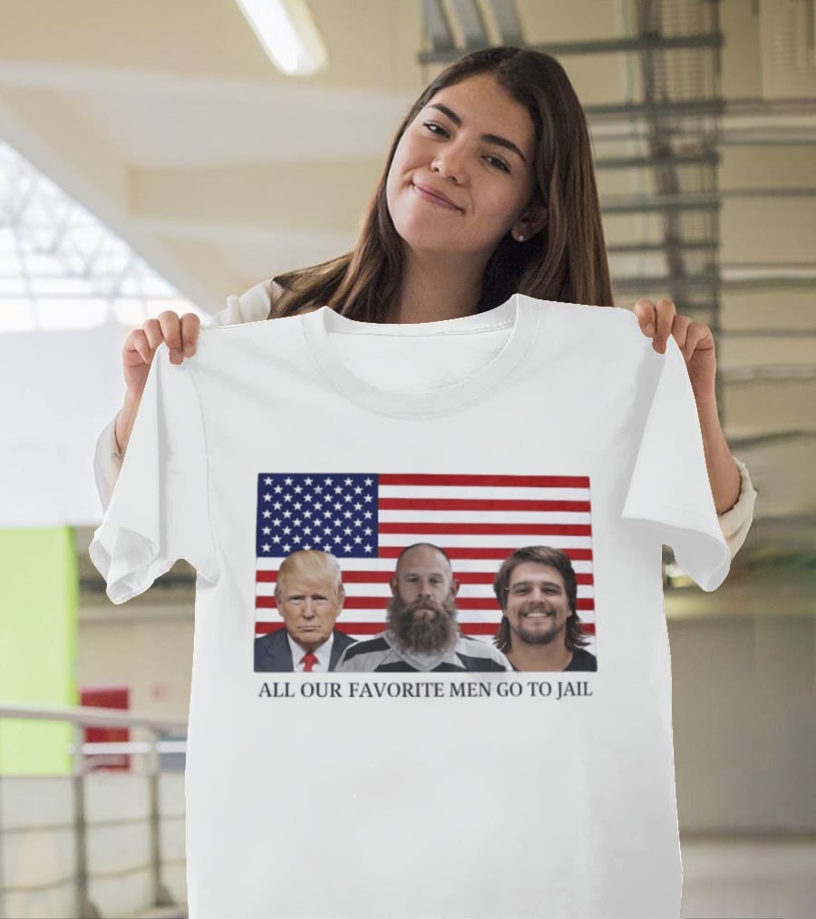 Trump Jeremy Best Kid Rock Favorite Men Jail USA Flag T-Shirt