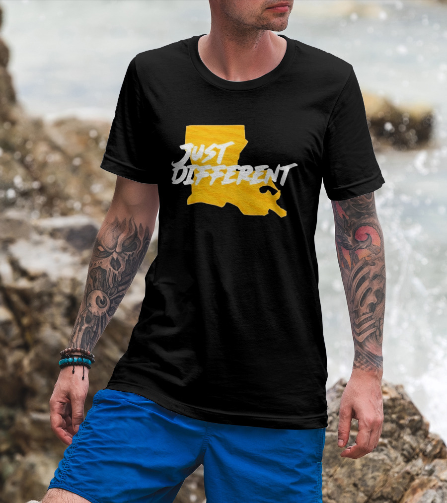 Just Different Louisiana State T-Shirt