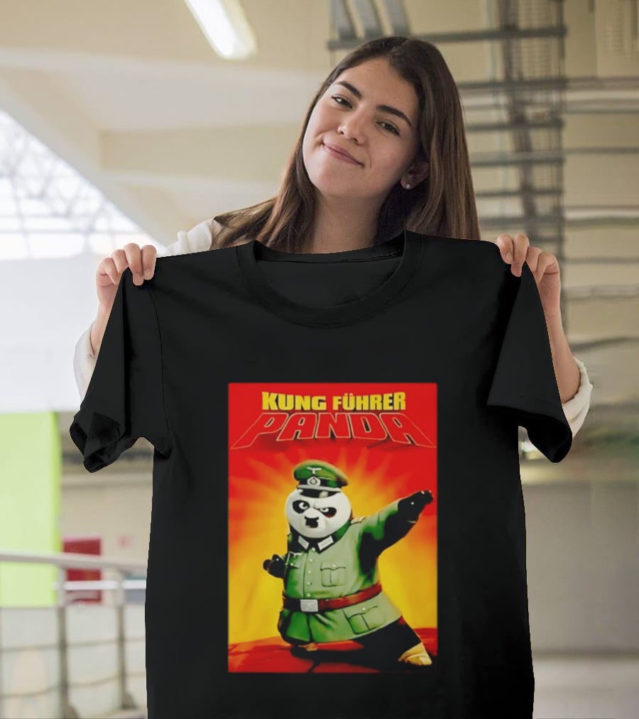 Kung Fuhrer Panda Parody Martial Arts Soldier Pun T-Shirt