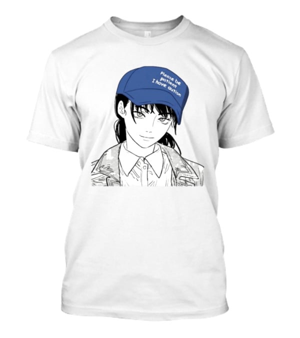 Please Be Patient I Have Autism Manga Chainsaw Girl Hat T-Shirt