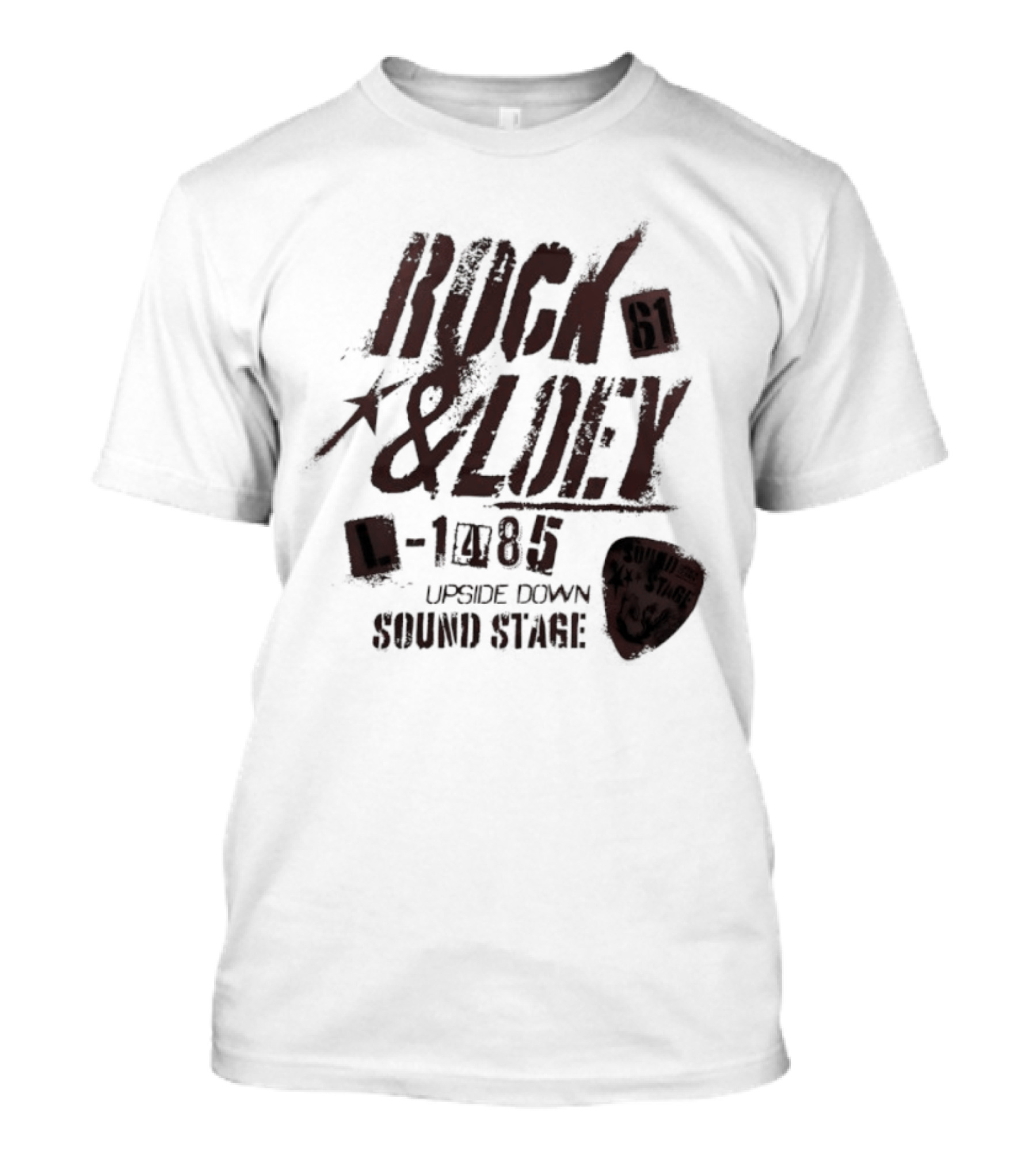 Rock 61 And Loey 1985 Upside Down Sound Stage T-Shirt