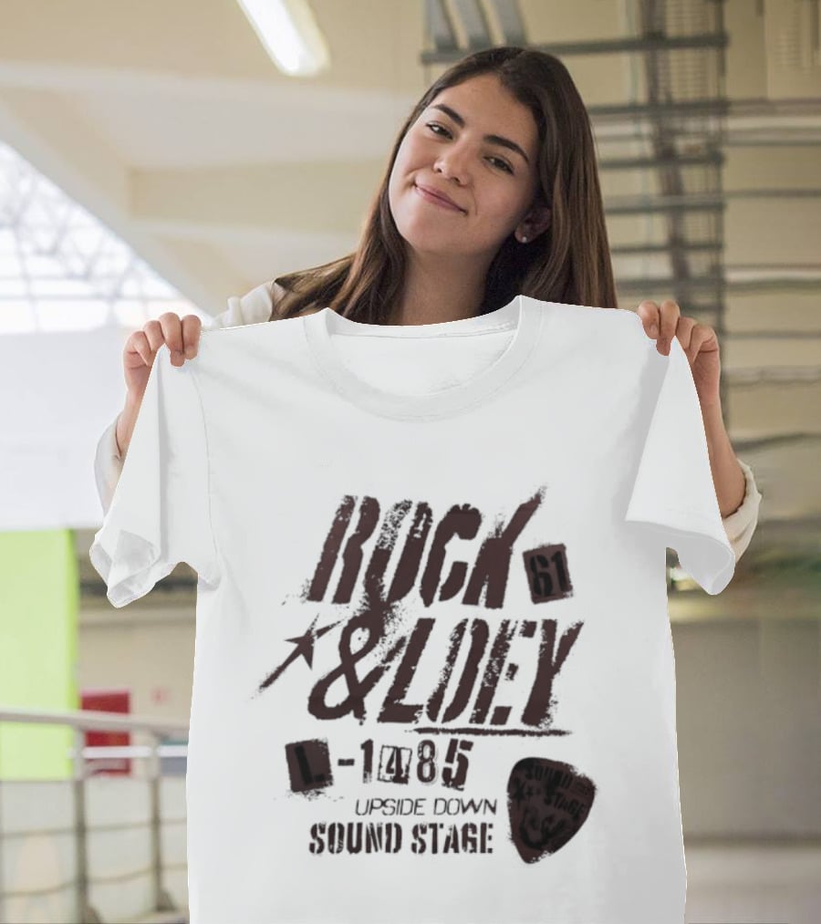 Rock 61 And Loey 1985 Upside Down Sound Stage T-Shirt