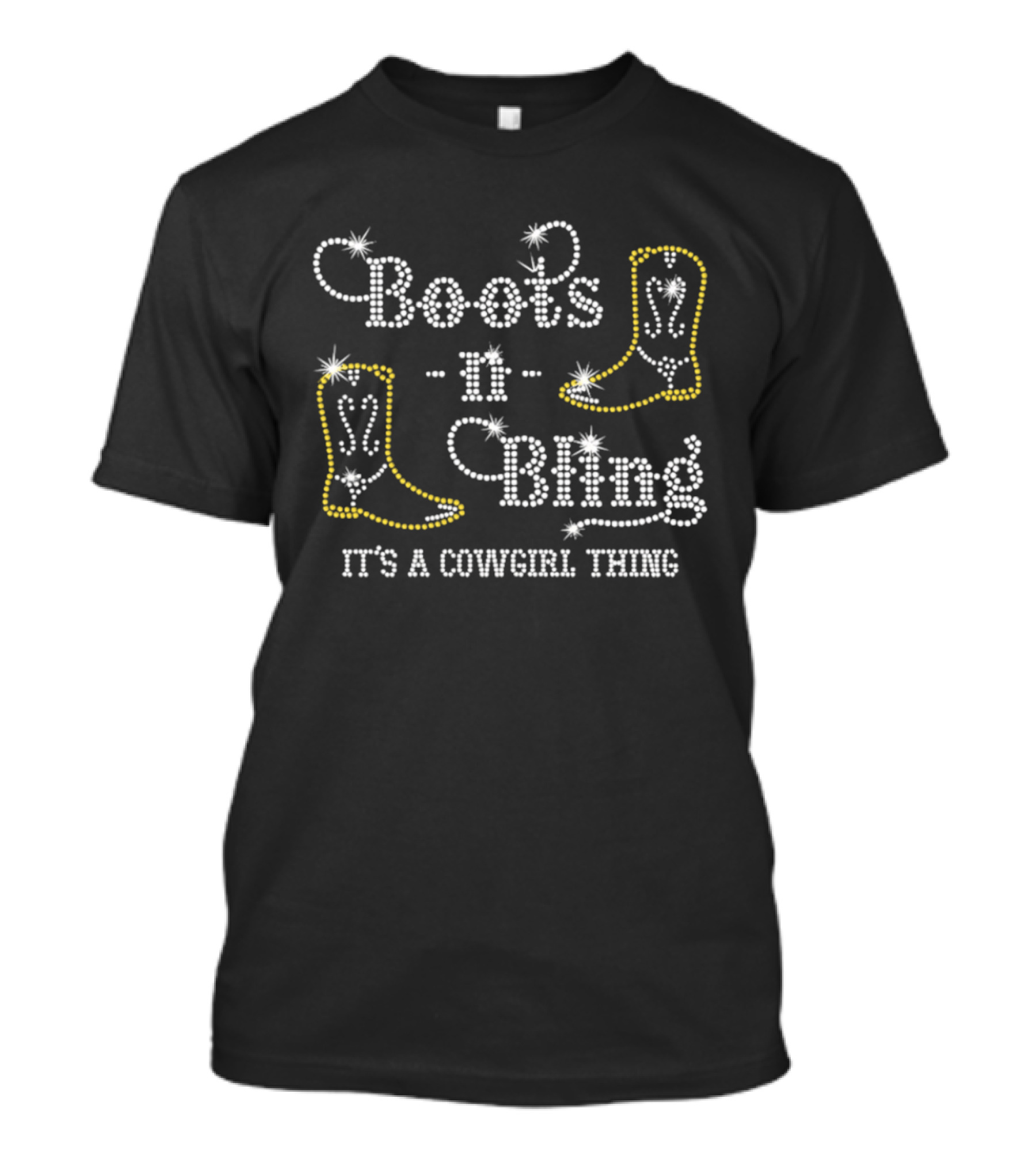 Boots N Bling It's A Cowgirl Thing Western T-Shirt