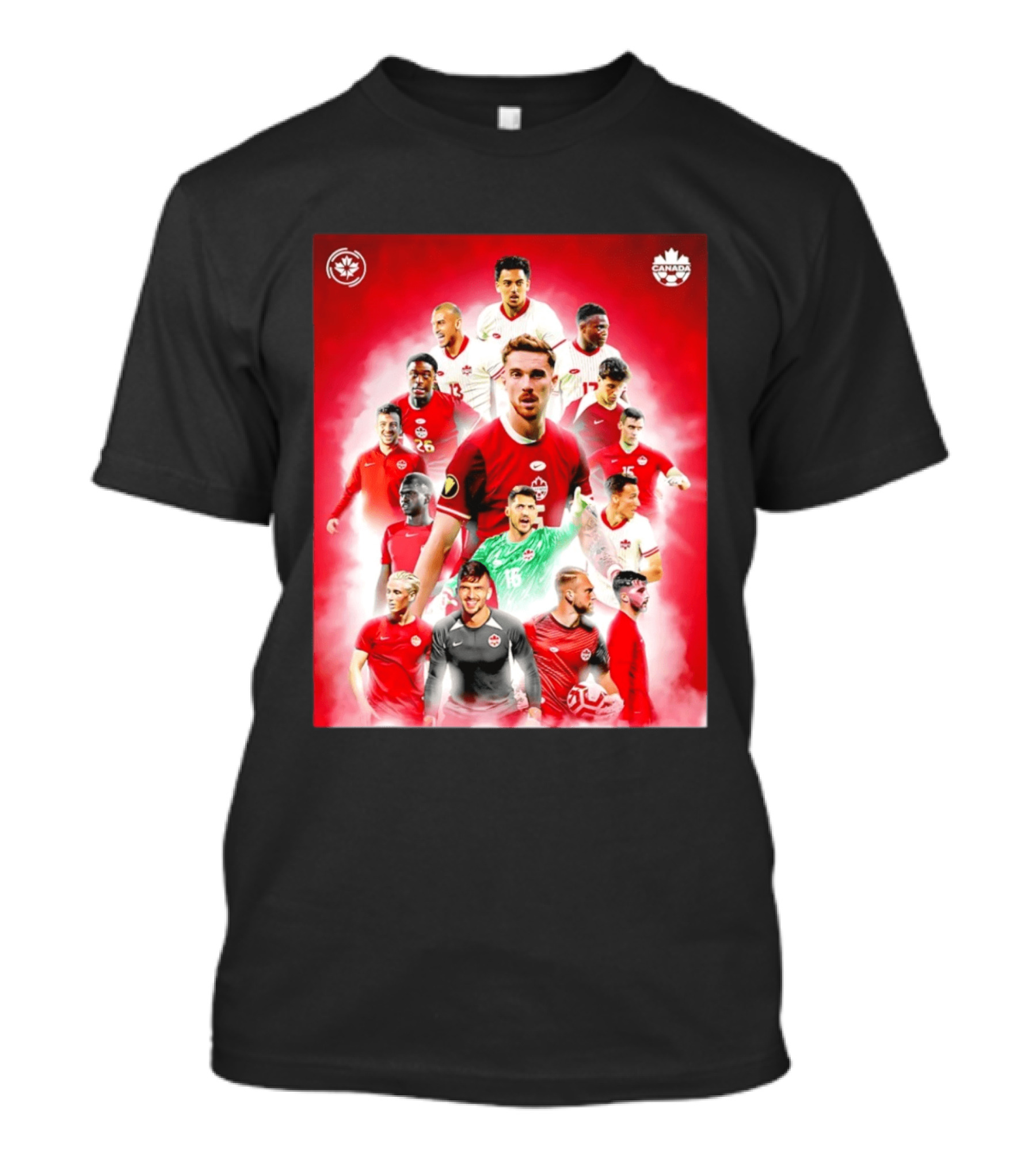Canada's Team 2026 Men's National Soccer Team Players T-Shirt