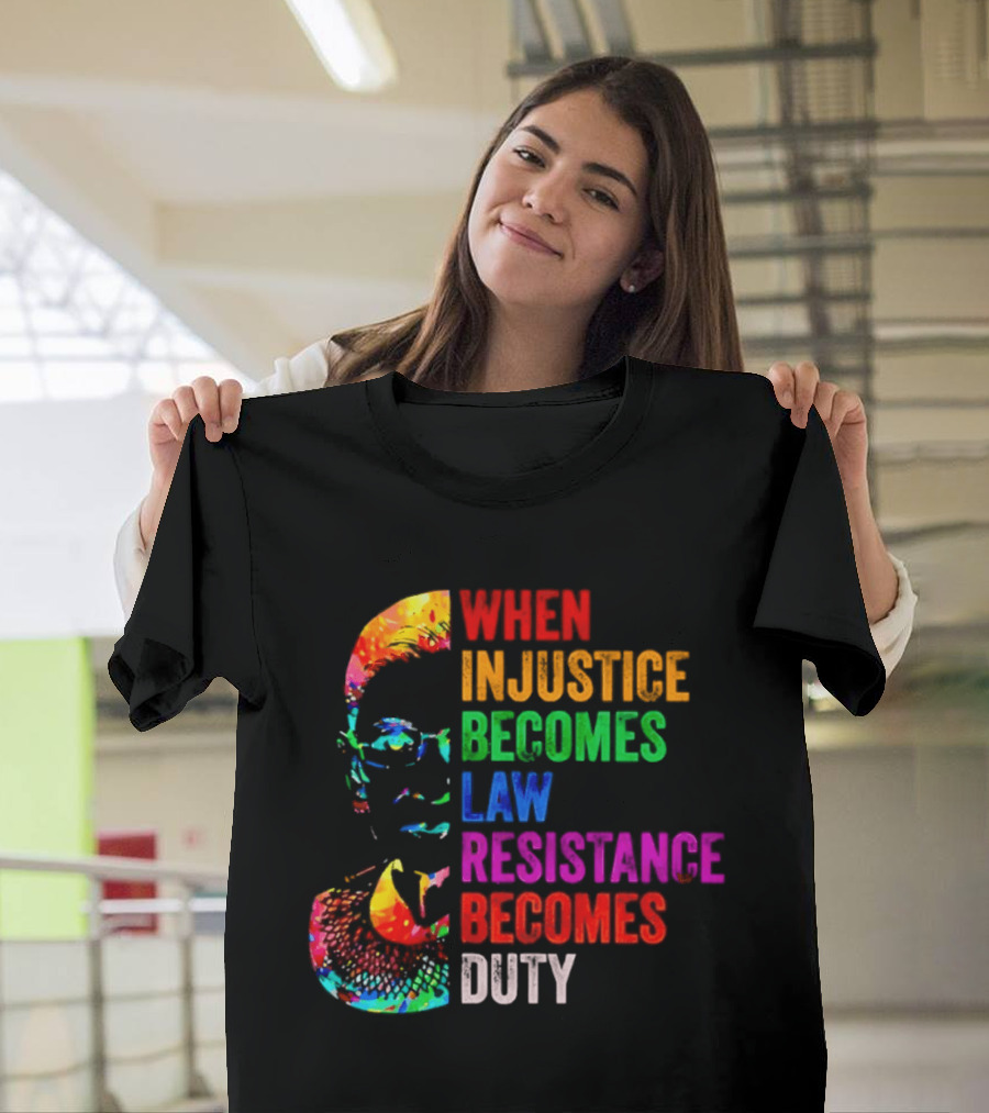 When Injustice Becomes Law Resistance Becomes Duty Inspirational St. Patrick Women's T-Shirt