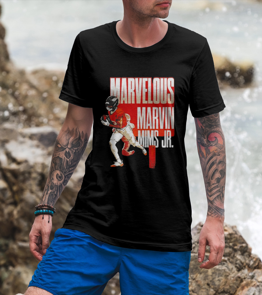 Marvelous Marvin Mims Jr Denver Broncos Football Star T-Shirt