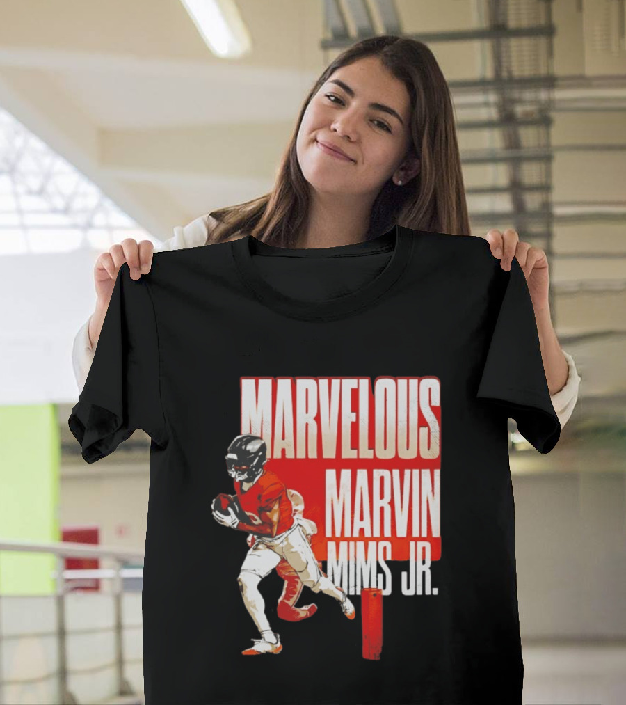 Marvelous Marvin Mims Jr Denver Broncos Football Star T-Shirt