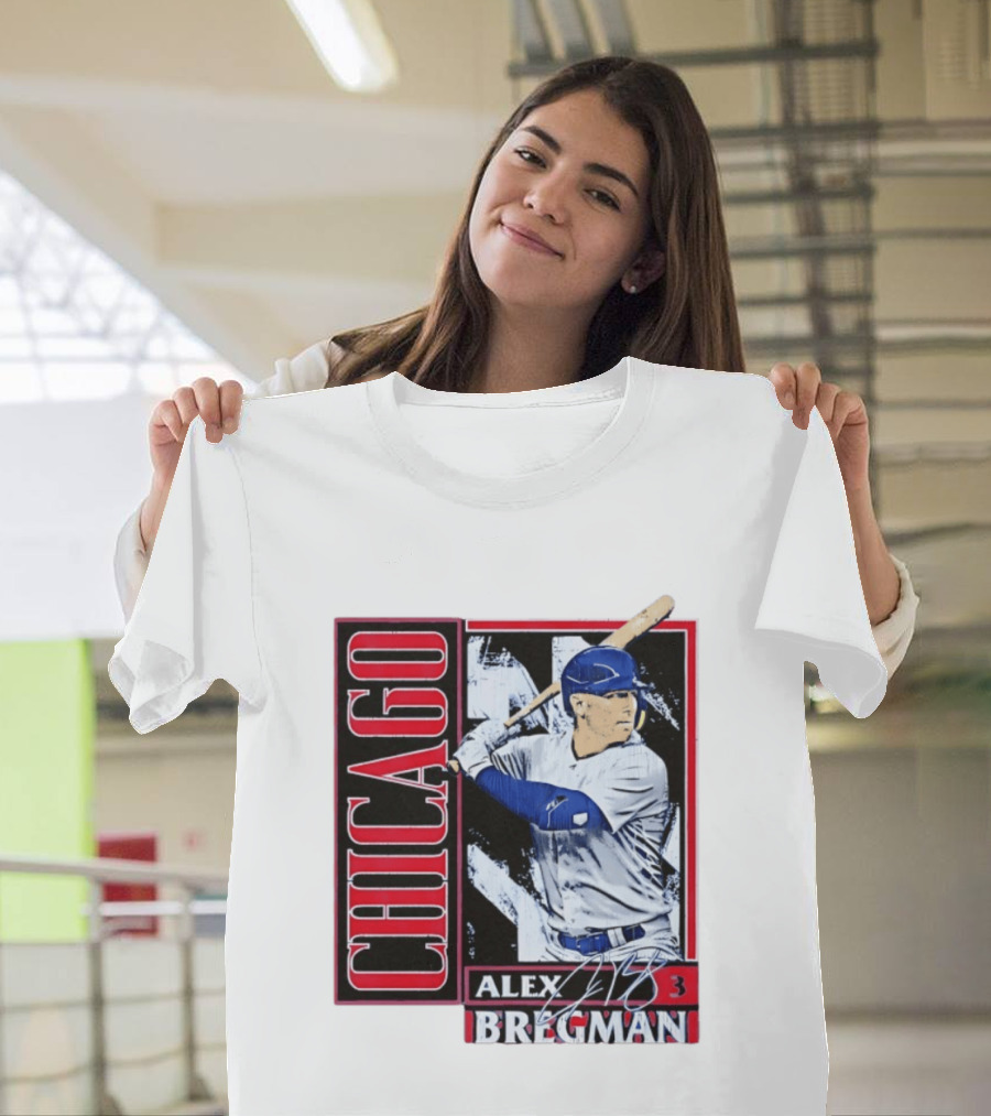 Alex Bregman Chicago Baseball Number 3 T-Shirt